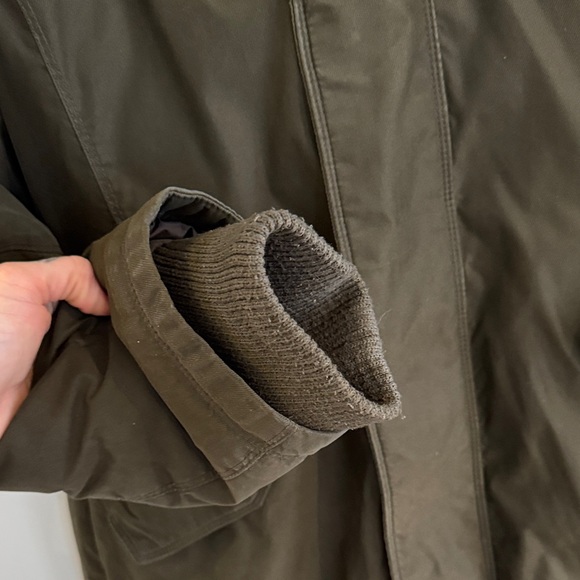 Babaton Dark Green Parka Faux Fur Lined - Picture 5 of 14